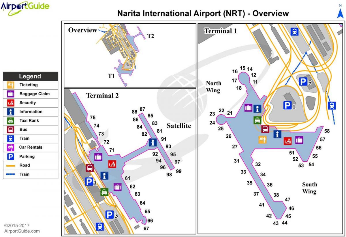 nrt Tokio Flughafen Karte