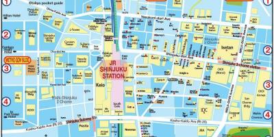 Karte von Shinjuku