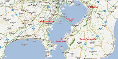 Karte der Bucht von Tokio