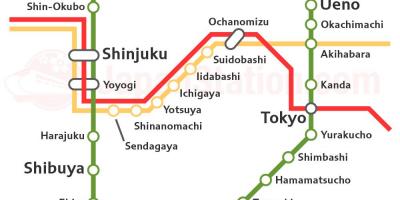 Tokyo Yamanote-Linie anzeigen