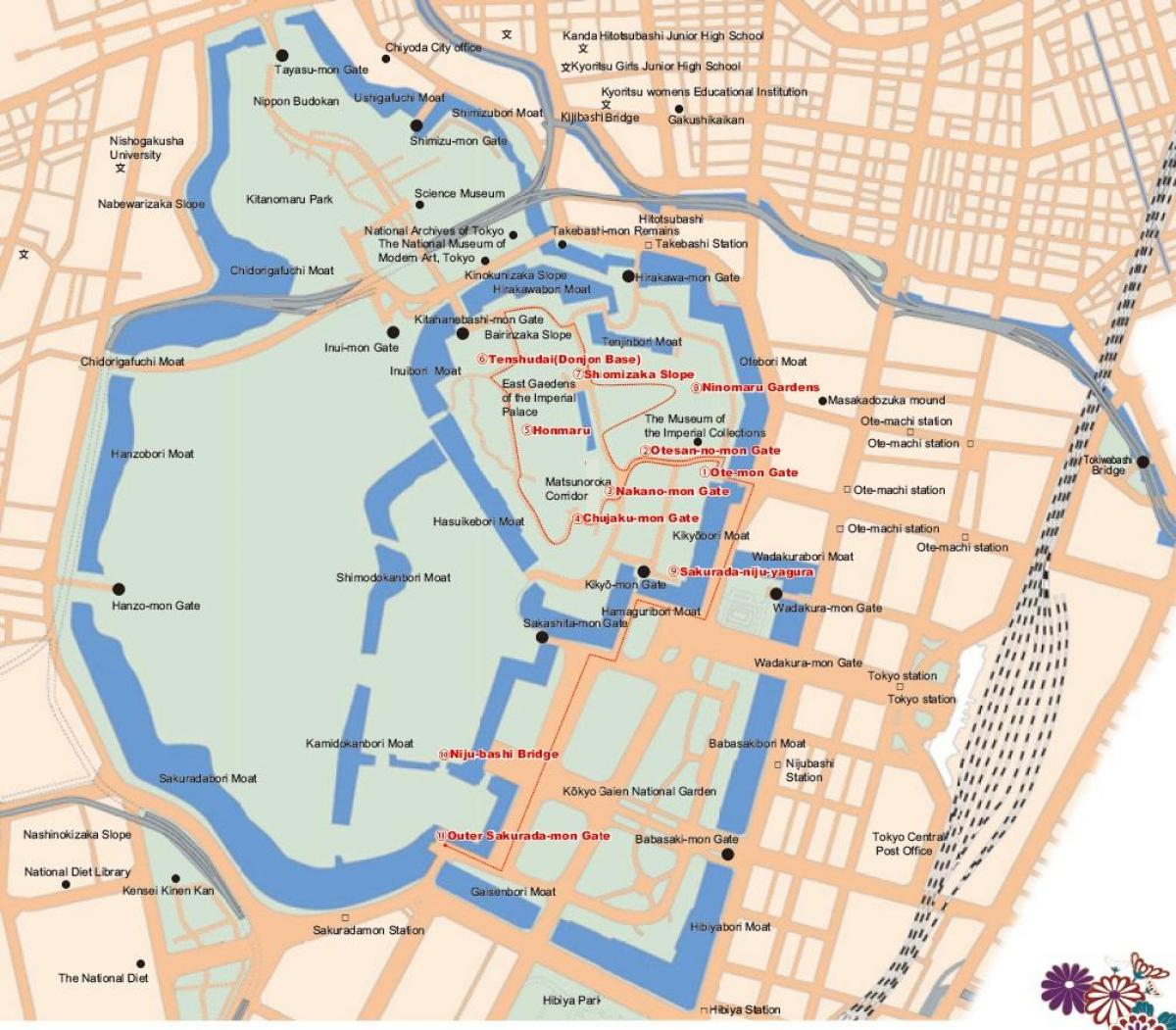 Chiyoda Tokyo Karte