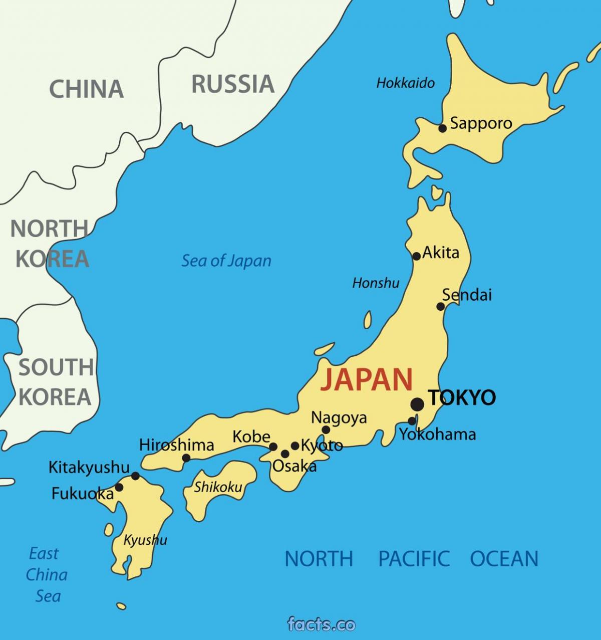 Tokio-Ort-Karte - Tokio auf der Karte (Kantō - Japan)