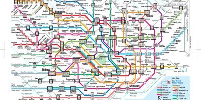 Japan Karte Tokio