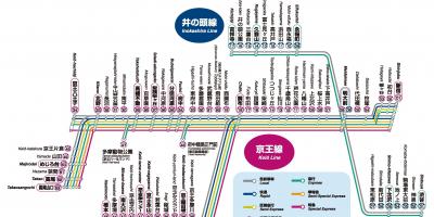 Keio Zug Karte