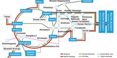 Karte der Keisei-Linie