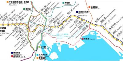Karte von Sobu line