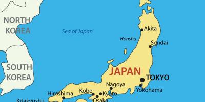 Tokyo Position auf der Karte