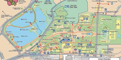 Karte von ueno-park